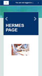 Mobile Screenshot of hermespage.com